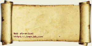 Antonije Bzenić vizit kartica